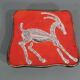 Vintage ceramic wall plate ibex décor nissy annecy the potter of the lake