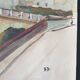 André Duculty (1912-1990) Watercolor on paper "Mediterranean Landscape" Monogrammed lower right