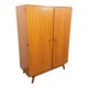 Vintage oak wardrobe from the 1960s.