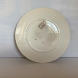 Old earthenware plate model gooseberries sarreguemines