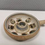 Ceramic candlestick from Danish Søholm 1980s.