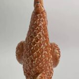 Vintage Ceramic Parrot Sculpture