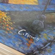 Peinture de Paris signée C.Timma paysage