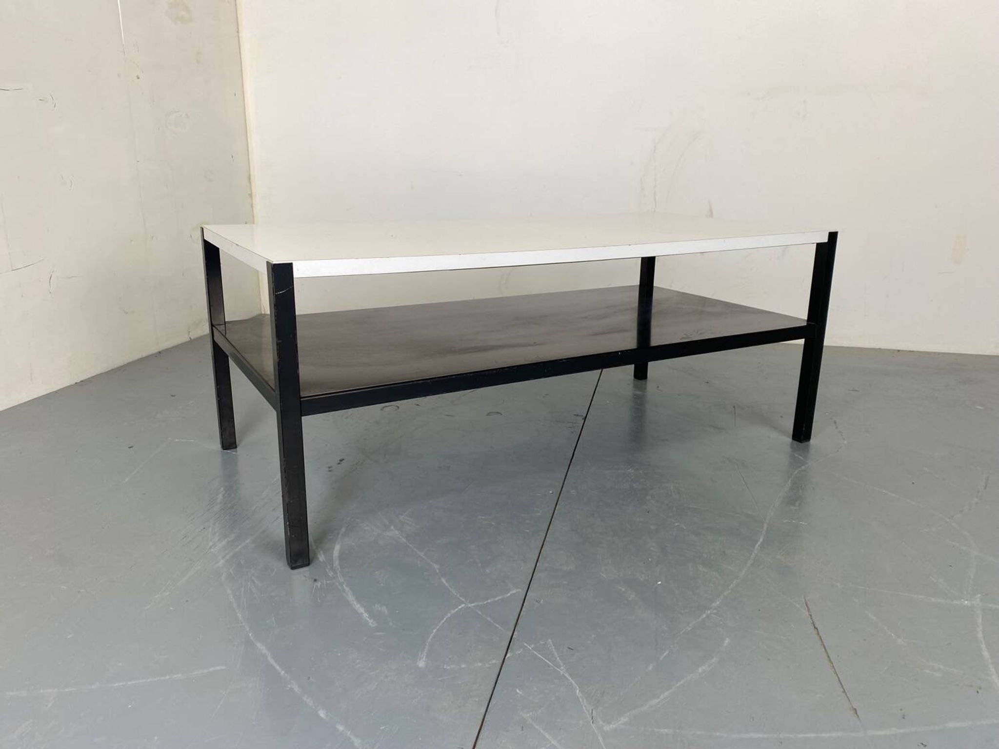 Mid Century Modernist Black and White coffee table by Wim Rietveld, 1960s