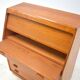 Teak Secretary by Dyrlund denmark 1960s desk Vintage Mid Century 