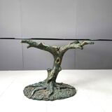 Vintage sculptural tree dining table, 1970s