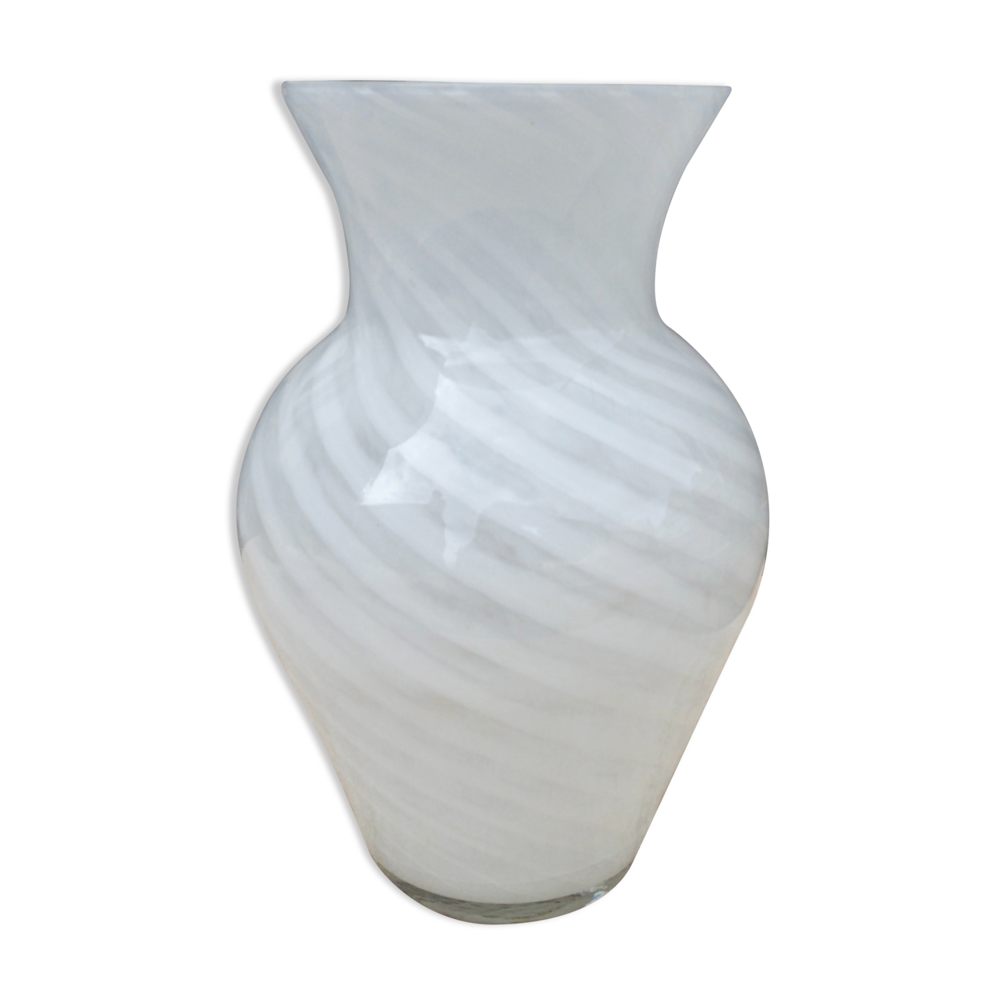 Murano-style glass vase