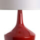 Base lamp conical vase red-e27
