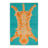 Tapis tigre turc en laine noué à la main 123 cm x 184 cm