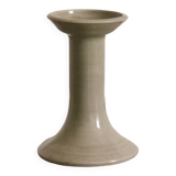 Minimalist cream ceramic candle holder