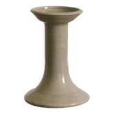 Minimalist cream ceramic candle holder