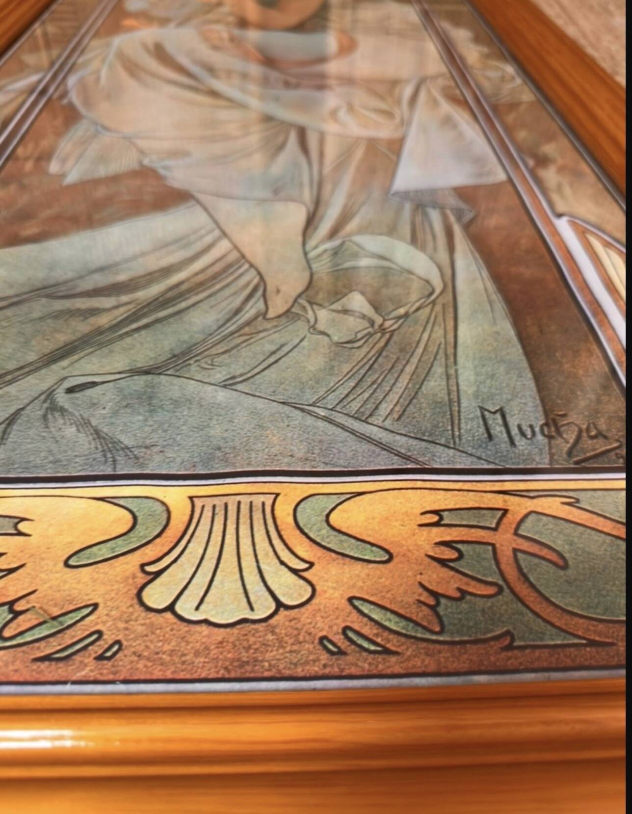 Alphonse Mucha "Les heures du jour" 1. Édition, impression pigmentaire d'archive