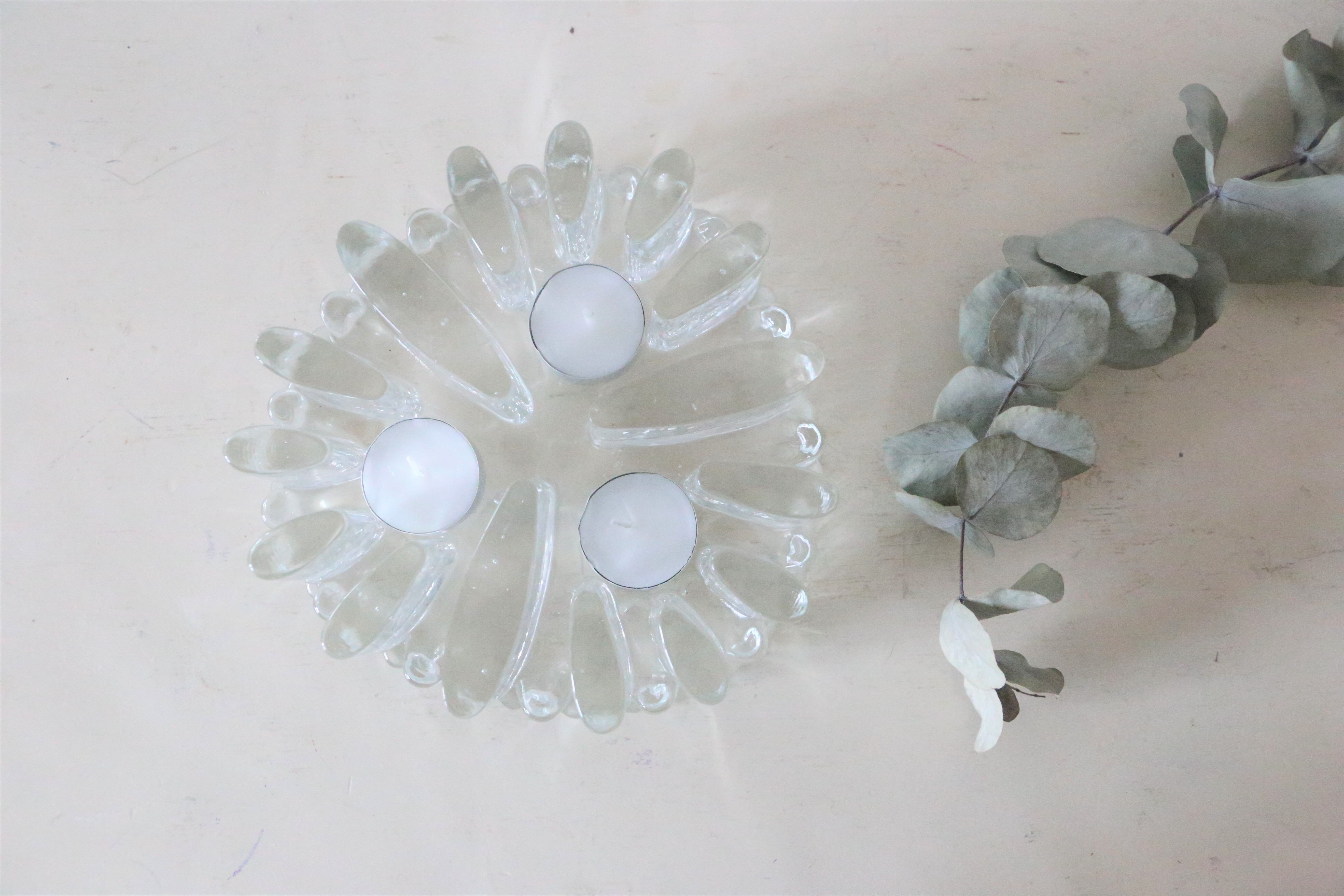 Underside, German crystal, 1970,, vintage
