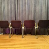Set of four DSC 106 chairs designed by Giancarlo Piretti, Anonima Castelli,