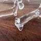 10 Fox glass knife holders 60s