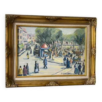 Vegetable market in Granville