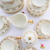 Service à thé porcelaine allemande Rosenthal (21 pièces)