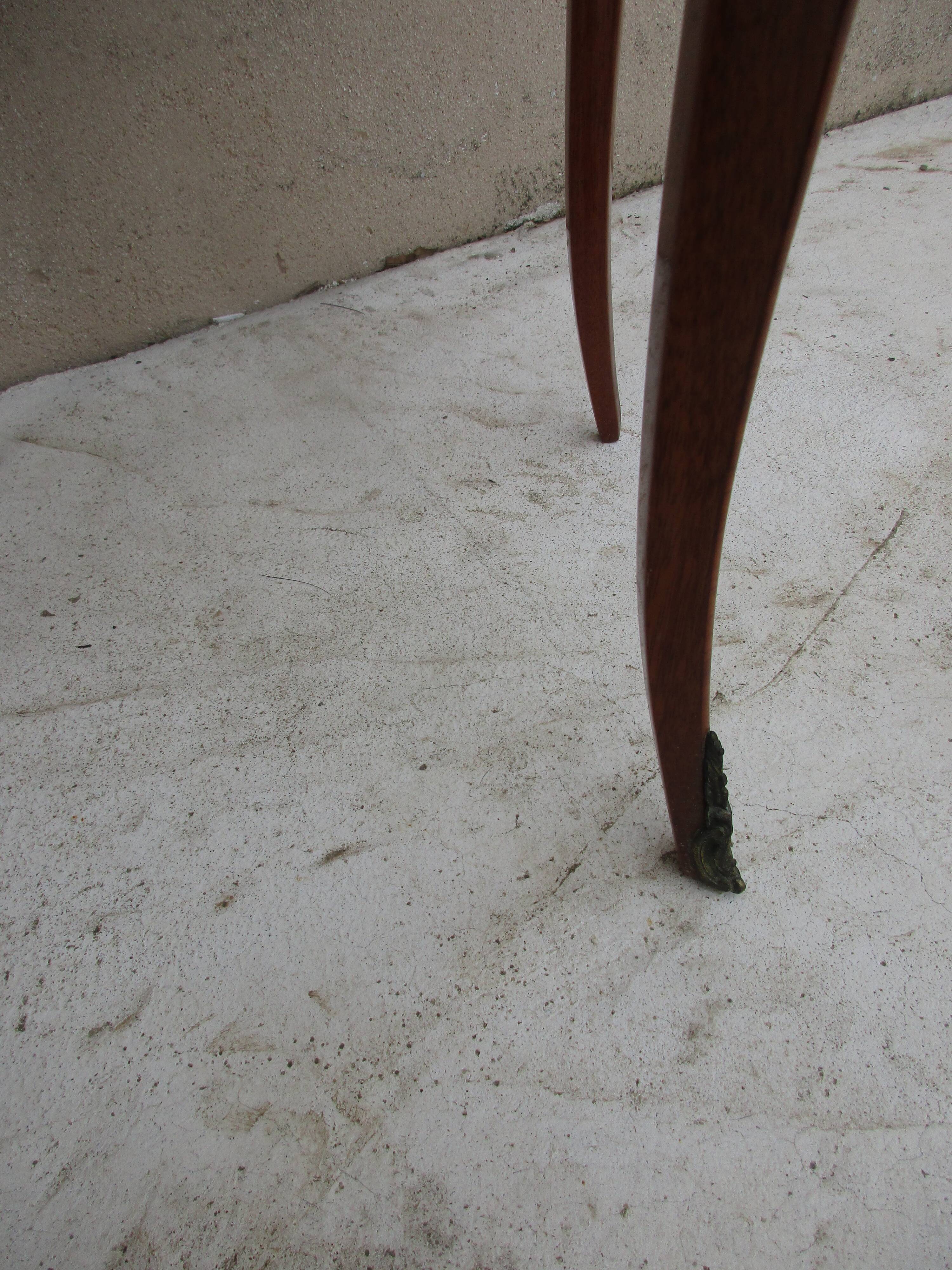 Bedside in Louis XV style marquetry