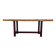 Handmade table and top, made with recycled fir materials
