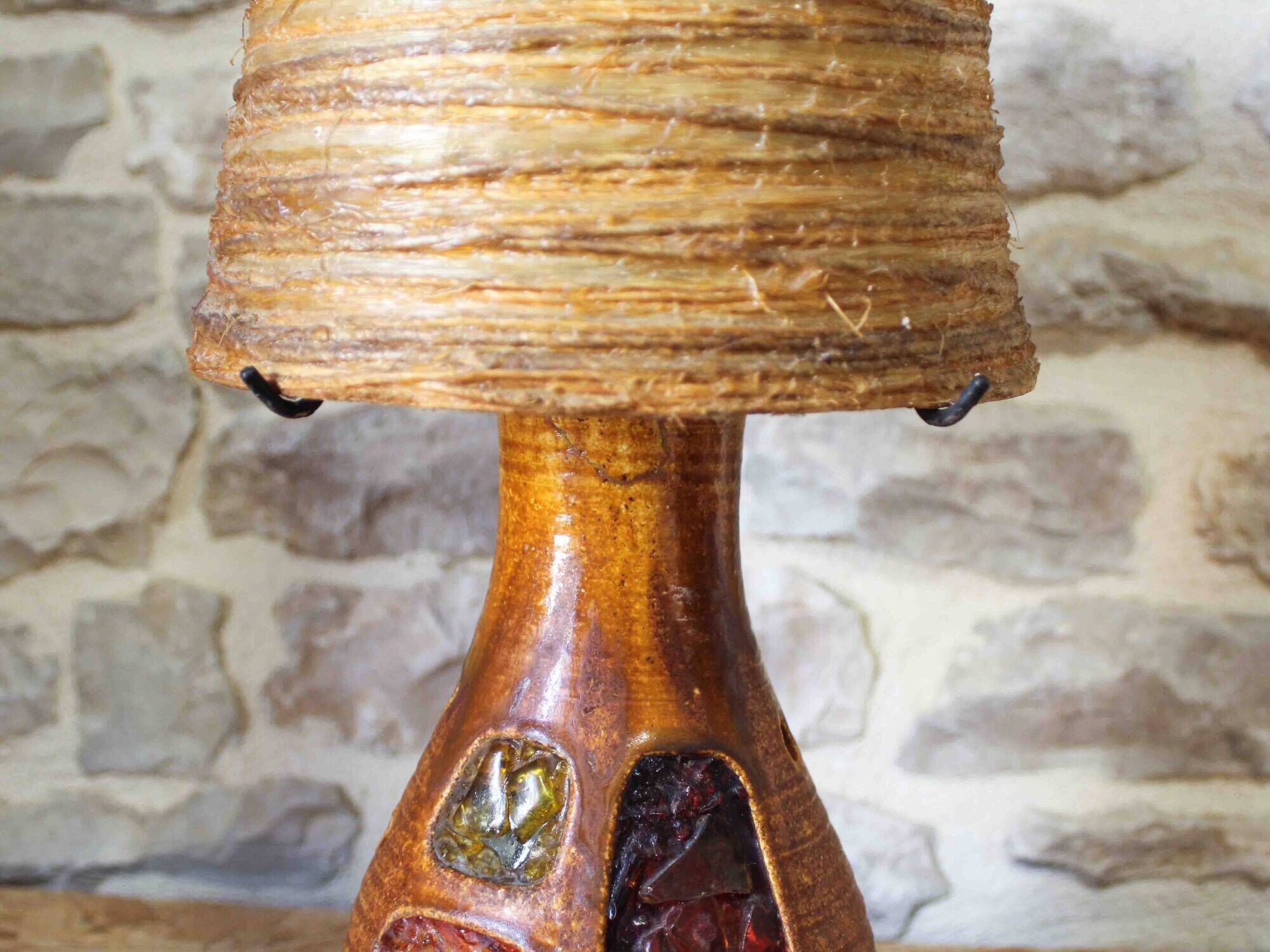 Ceramic and resin lamp - Accolay