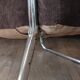 Fauteuil lounge style G.Lundgren pour Ikea, velours & tubes chromés 1970