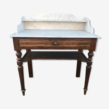 Table de toilette marbre Louis Philippe