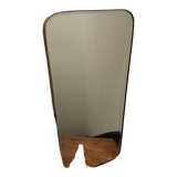 Miroir asymétrique, forme libre en laiton