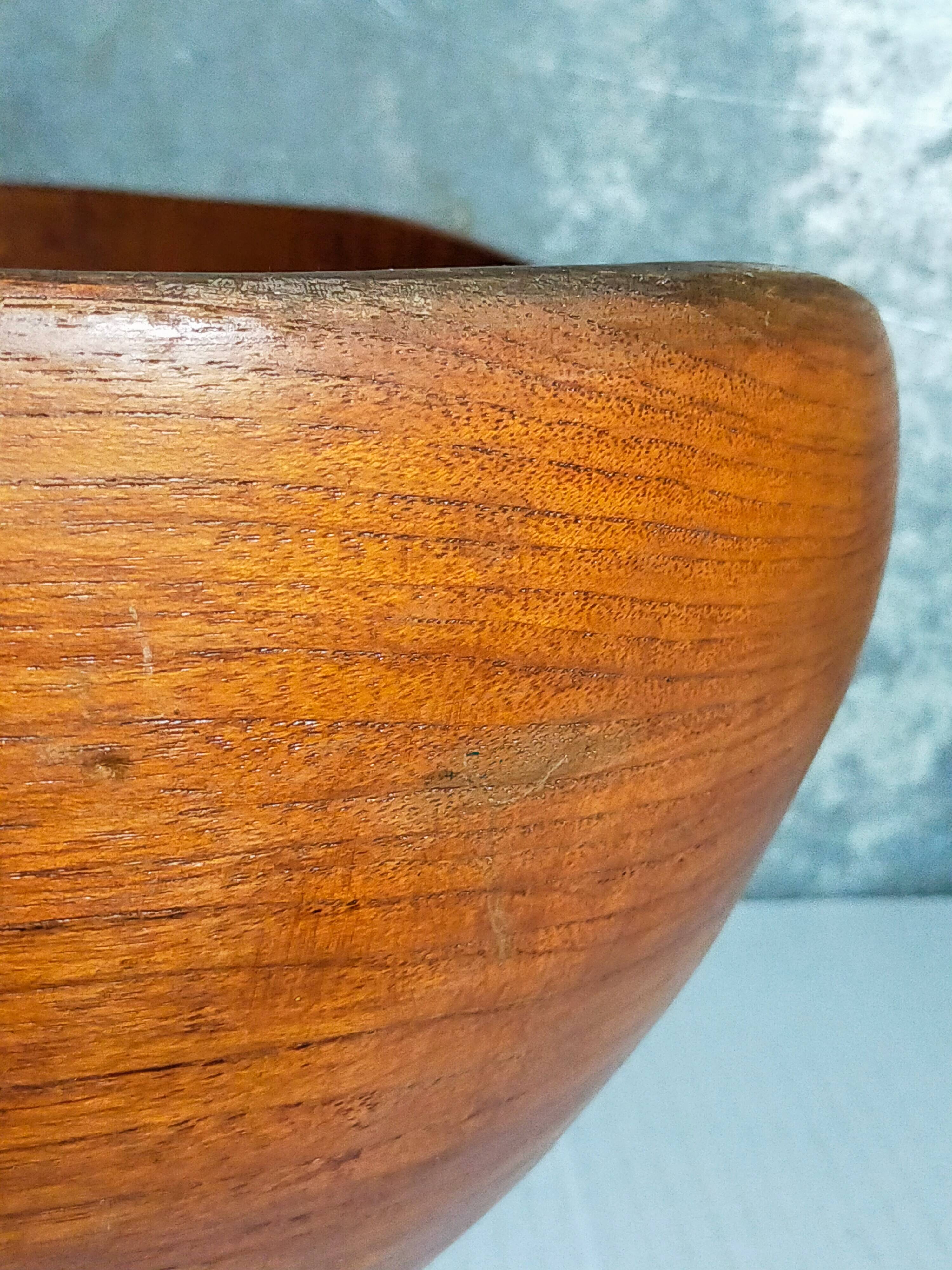 Solid wood cut bowl XXL freeform