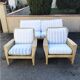 Vintage rattan lounge