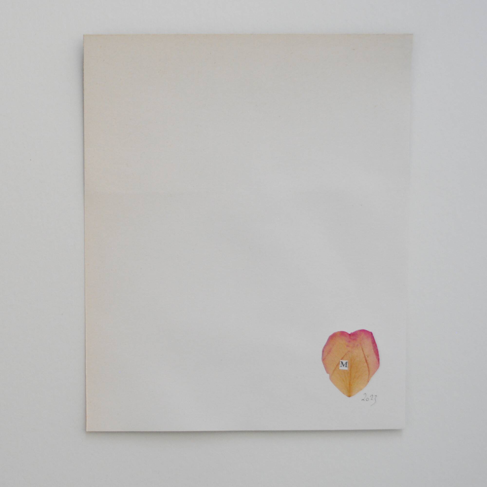 Collage on paper • MINERALOGY I