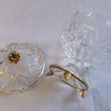 Bonbonnière in crystal cut