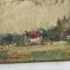Paysage néerlandais huile sur toile 1940