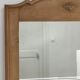 Mirror weathered wood ice beveled vintage 76 cm x 96 cm