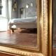 Miroir Louis-Philippe ancien doré XIXème