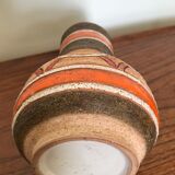 Glazed stoneware vase italy