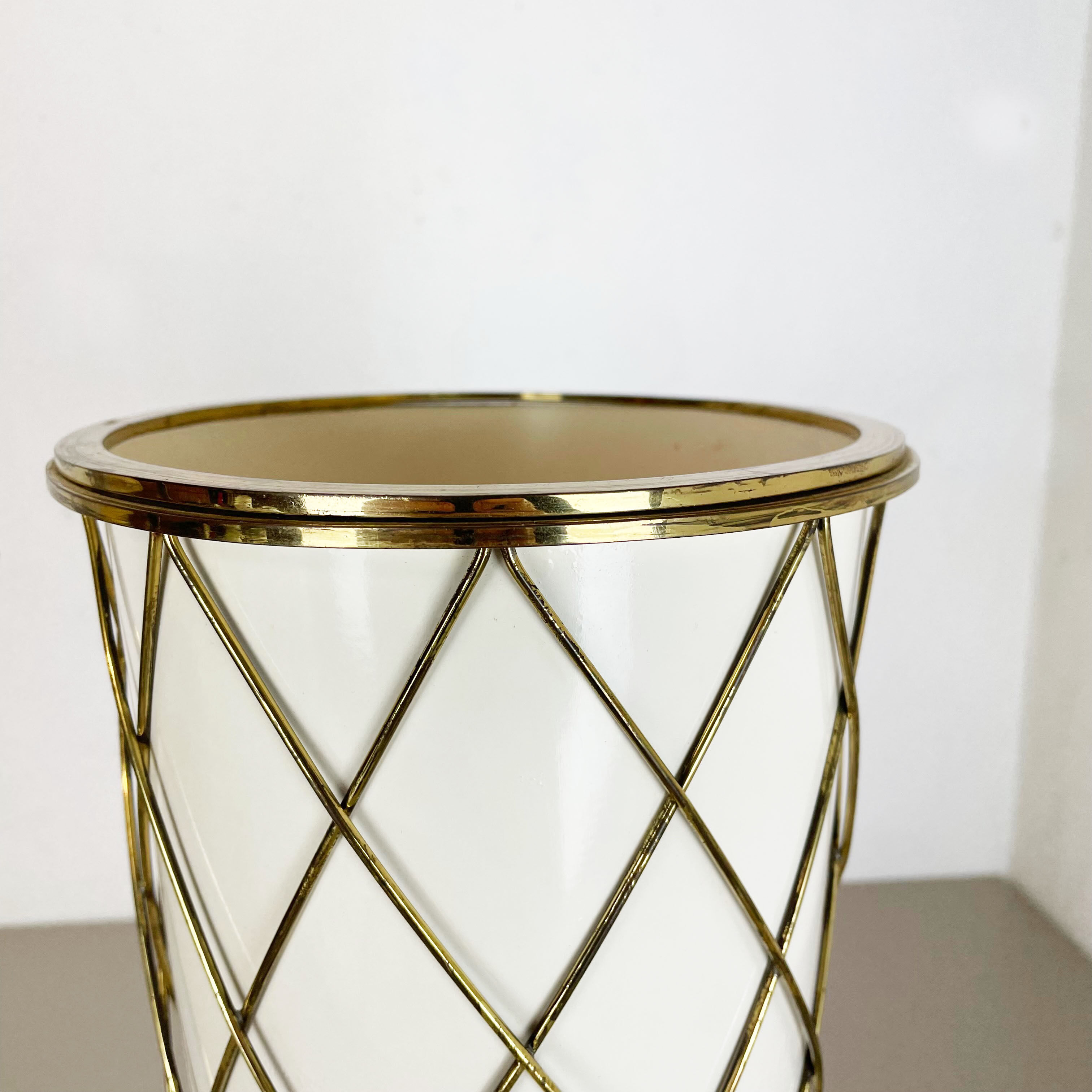 Original 1950s brass Umbrella Stand by Vereinigte Werkstätten München, Germany