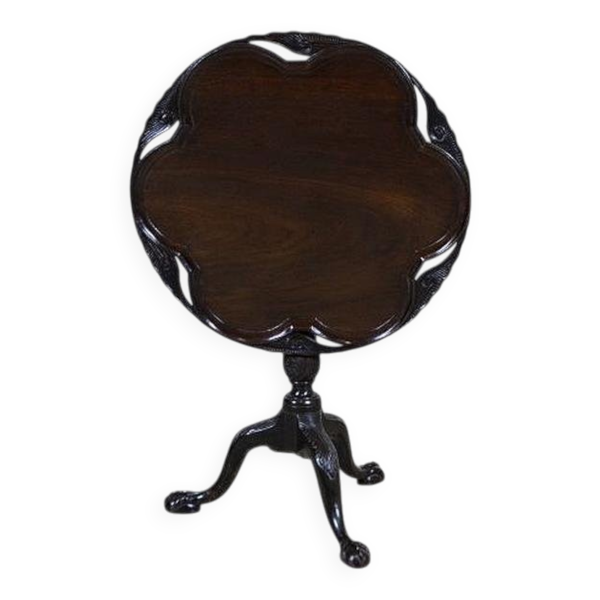Table d'appoint en noyer anglais avec plateau incliné, années 1890.