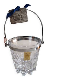 Crystal ice bucket from the royal crystal factories of Champagne.