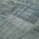 Hand-knotted oriental vintage 172 cm x 240 cm grey patchwork carpet