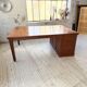 Double-sided walnut counter desk 1900