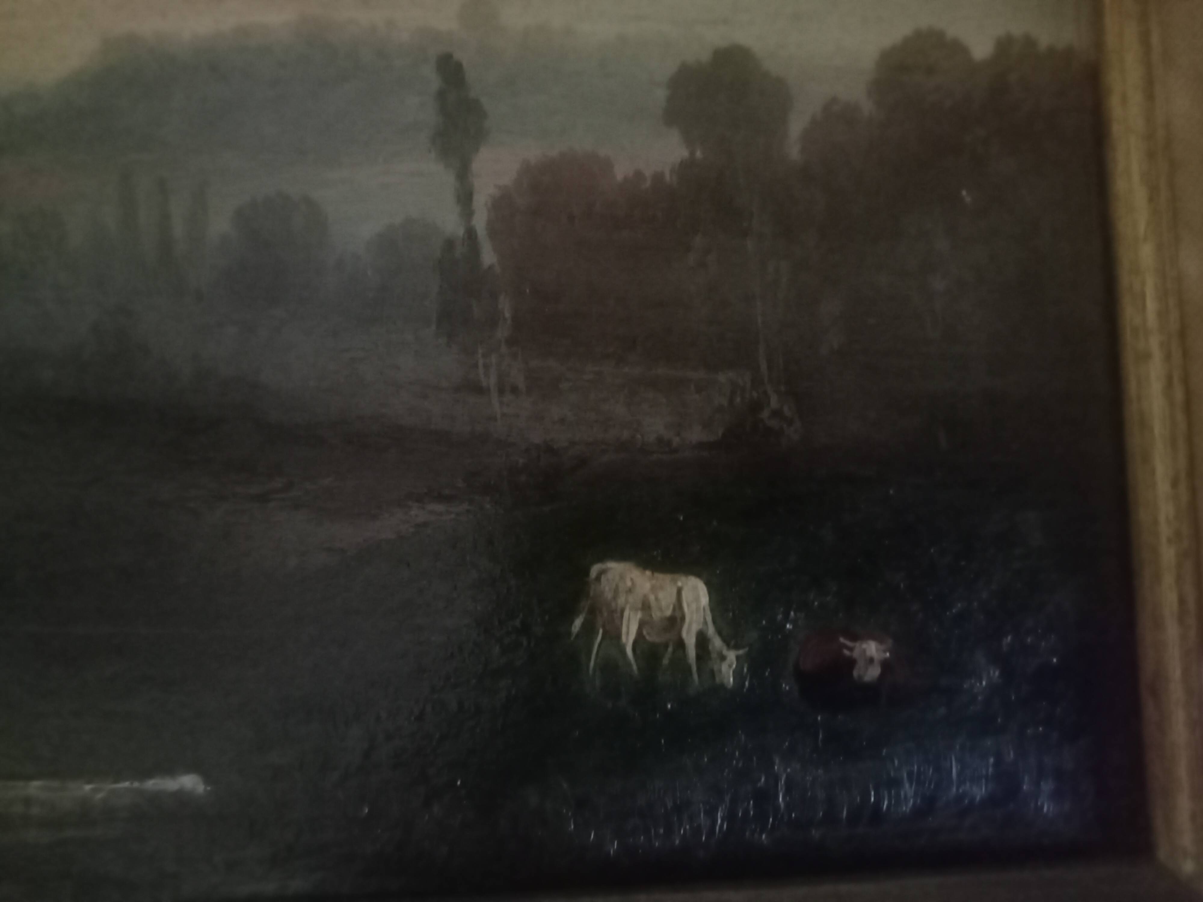 Pair of oil painting on wood