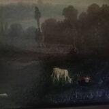 Pair of oil painting on wood