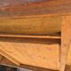 Antique French kitchen table 127 x 83 cm with drawer rustic