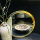 Miroir rond laiton 32 cm