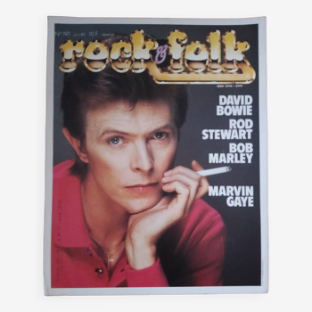 Promotional poster for Rock&Folk magazine: David Bowie