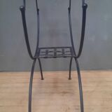 Metal and glass console