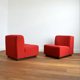 Pair of Novémila Designer Tito Agnoli vintage 1969s heaters