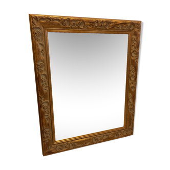 Miroir doré 50x63cm