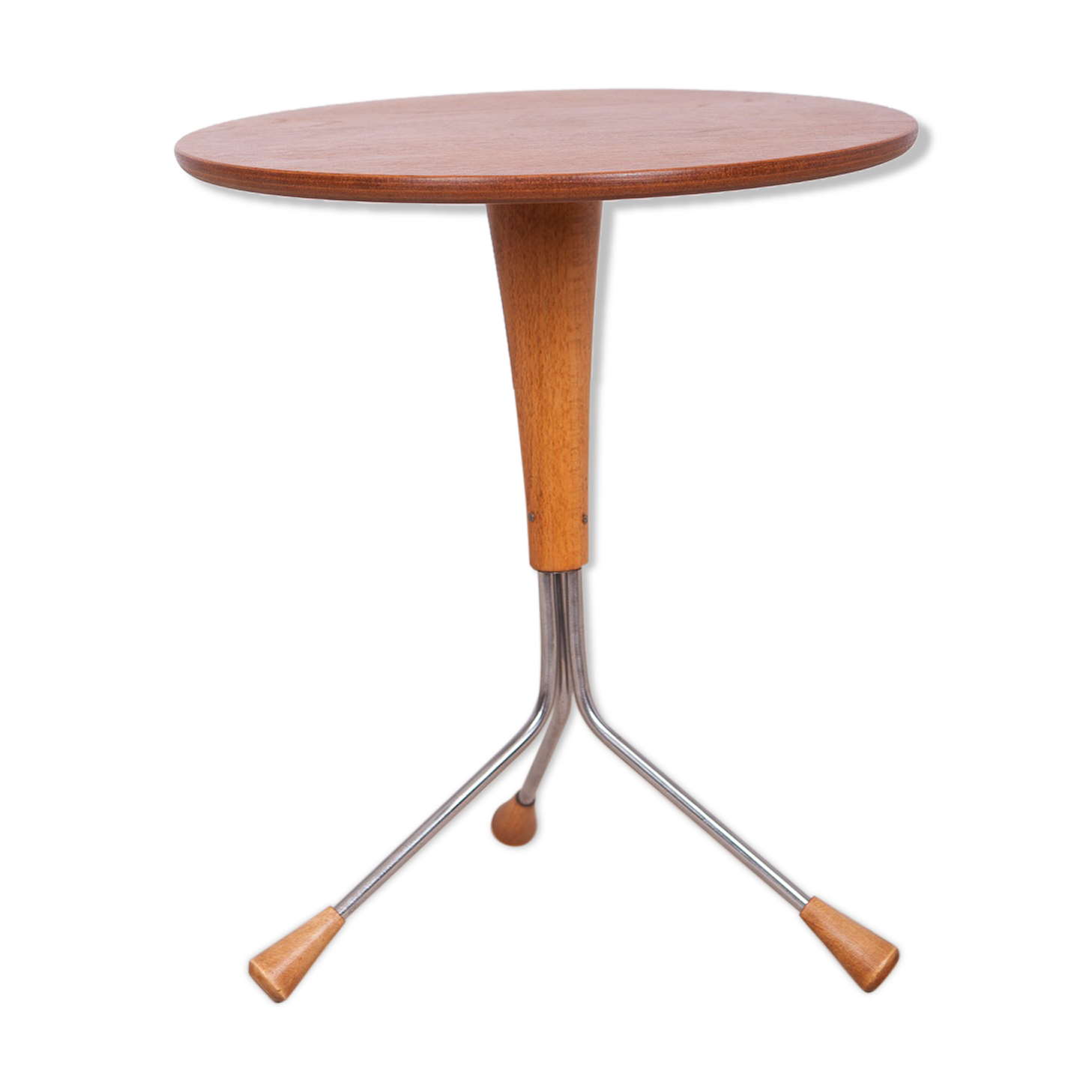 Scandinavian modern side table by Albert Larsson for Alberts Tibro, 1950s