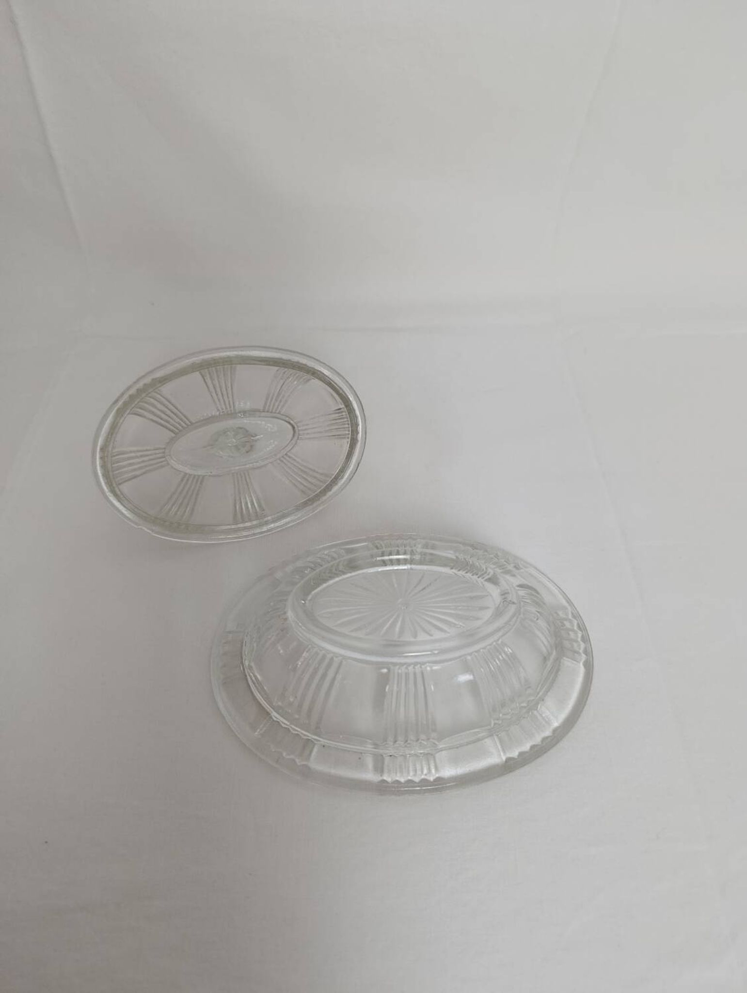 Crystal sugar bowl